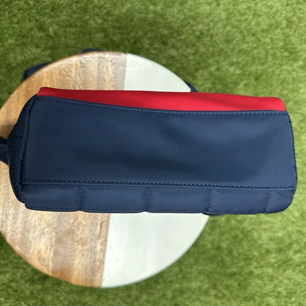 Quilted Tommy Hilfiger Cross Body Bag Red White‎ Navy